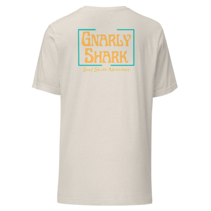 Gnarly Shark T-Shirt - Front/ Back Bella + Canvas