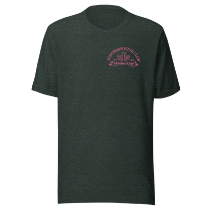 Suburban Wine Club™ T-Shirt | Bella + Canvas 3001