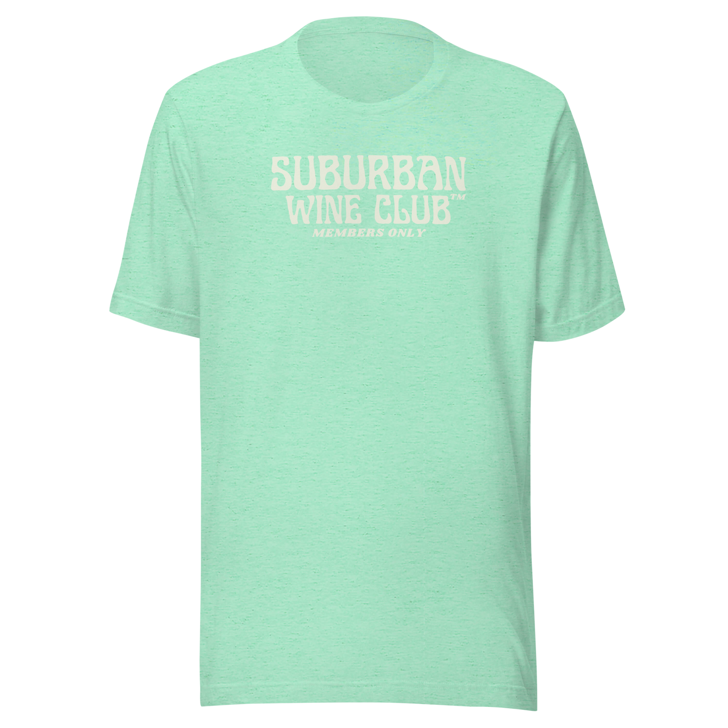 Suburban WIne Club™ T-Shirt | Bella + Canvas 3001 Front