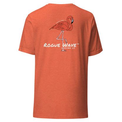 Rogue Wave Surfing Co™ T-shirt - Flamingo