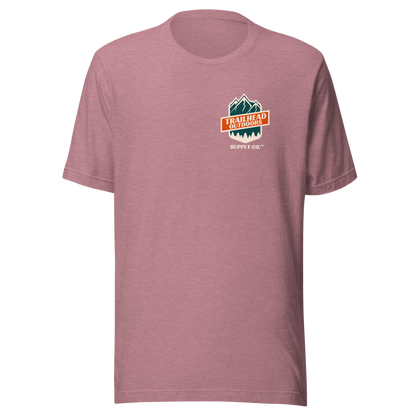 Trailhead Outdoors Supply Co.™ T-Shirt Live Wild Live Free Bella + Canvas 3100 Front/Back