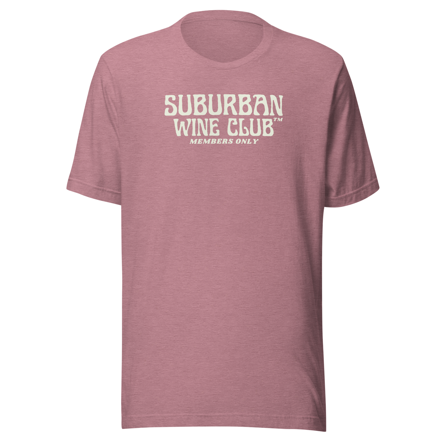 Suburban WIne Club™ T-Shirt | Bella + Canvas 3001 Front