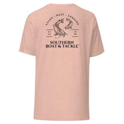 Southern Boat and Tackle - Sales - Bait - Lodging T-Shirt - Fishing - Outdoors - Lifestyle Apparel Brands