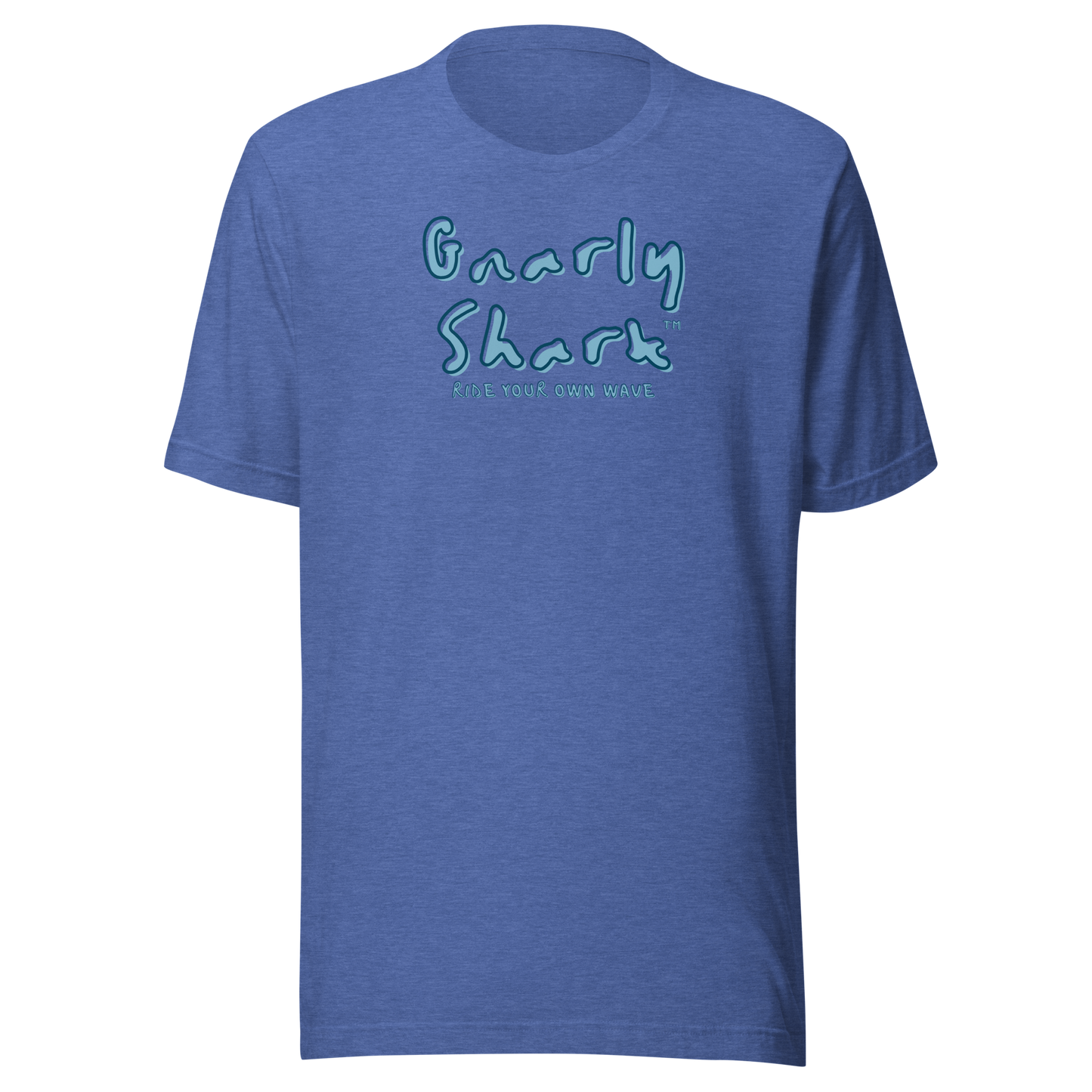 Gnarly Shark RIDE YOUR OWN WAVE T-Shirt Bella + Canvas