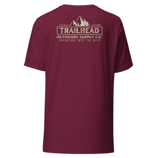 Trailhead Outdoors Supply Co.™ T-Shirt | Bella + Canvas 3001 | Front/Back