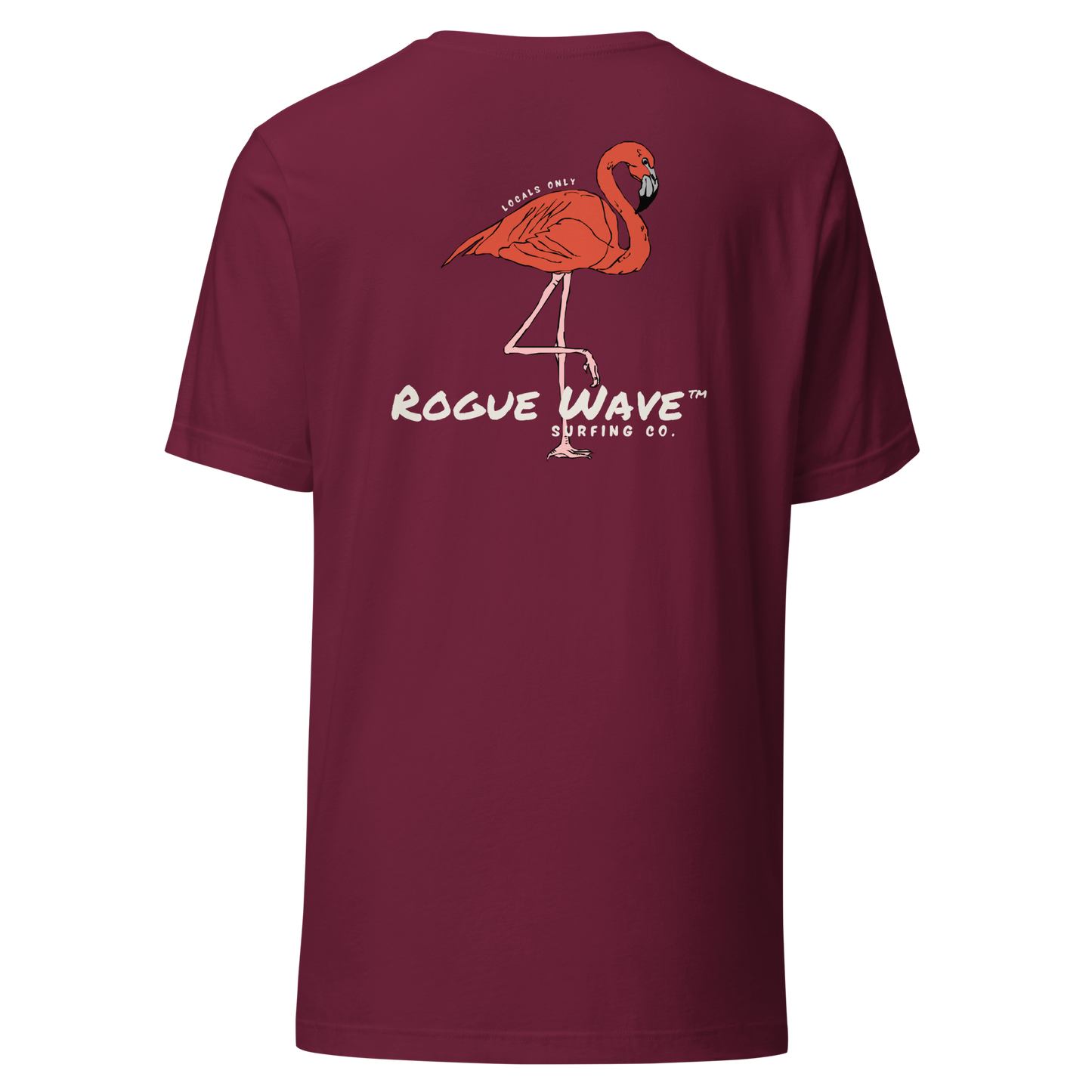 Rogue Wave Surfing Co™ T-shirt - Flamingo