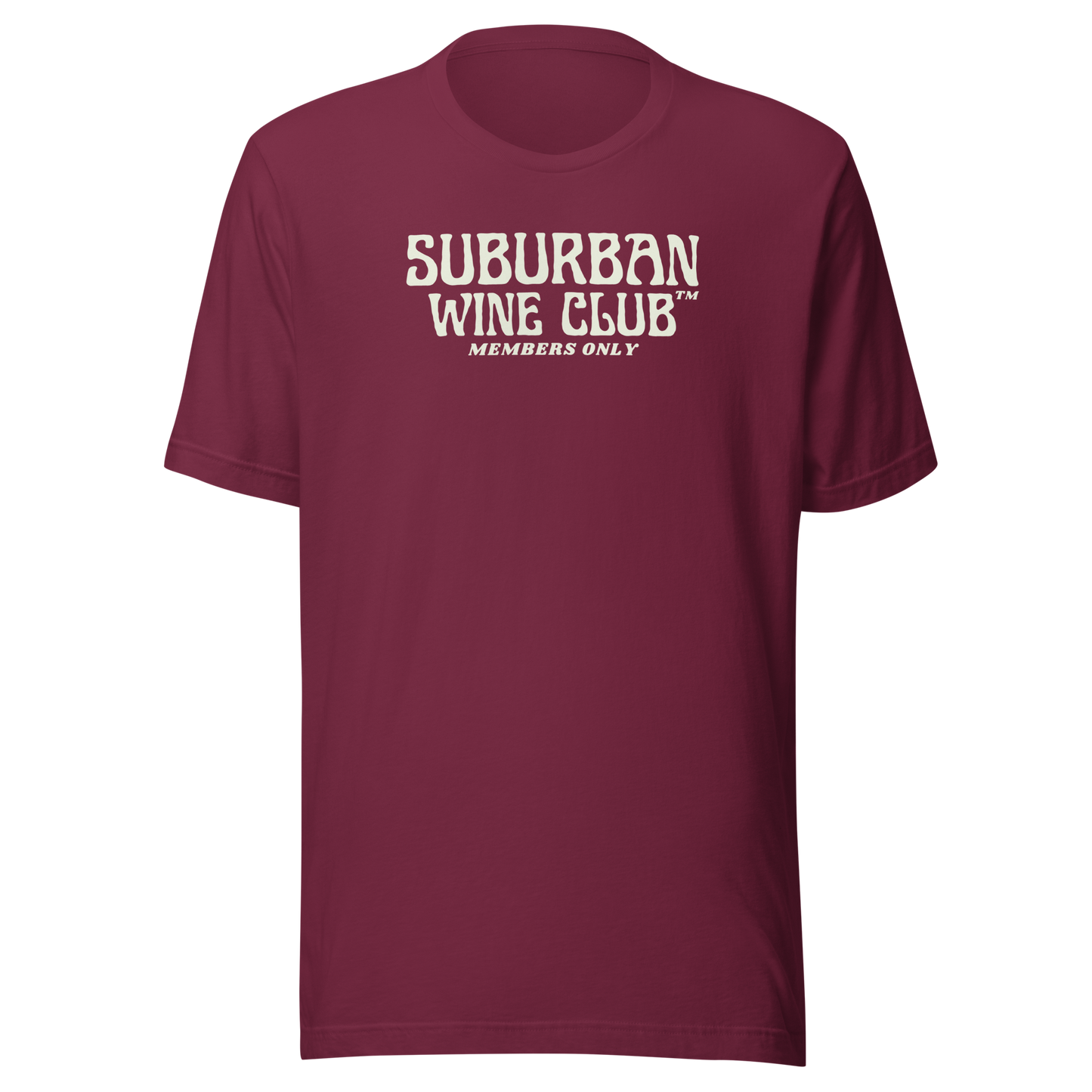 Suburban WIne Club™ T-Shirt | Bella + Canvas 3001 Front