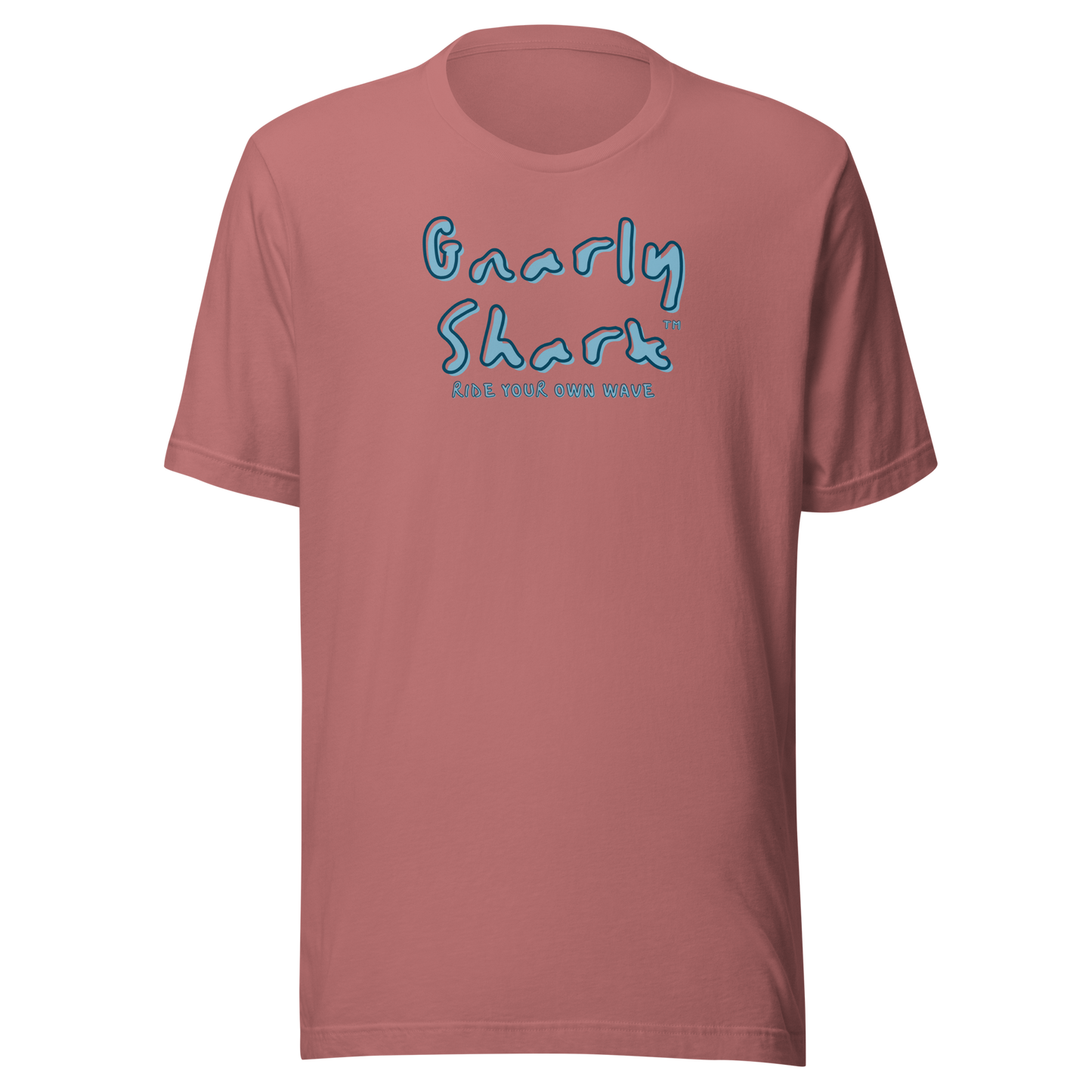 Gnarly Shark RIDE YOUR OWN WAVE T-Shirt Bella + Canvas