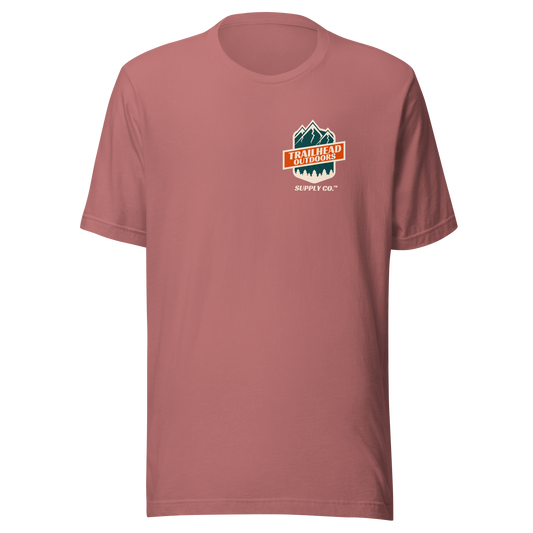 Trailhead Outdoors Supply Co.™ T-Shirt Live Wild Live Free Bella + Canvas 3100 Front/Back