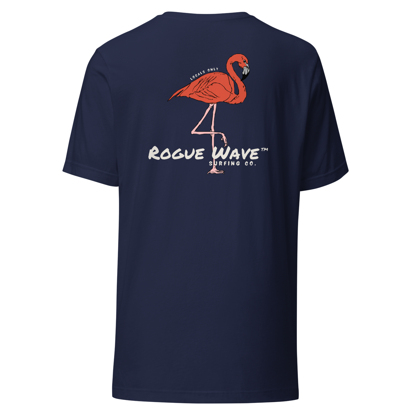 Rogue Wave Surfing Co™ T-shirt - Flamingo