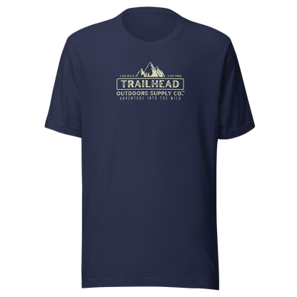 Trailhead Outdoors Supply Co.™ T-Shirt | Bella + Canvas 3001 | Front/Back