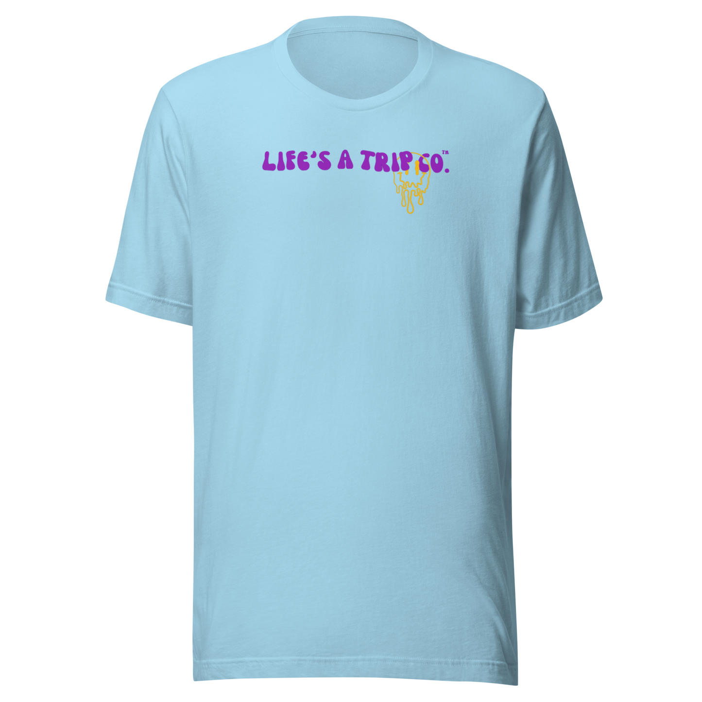 Life's a Trip Co.™ Happiness is a State of Mind T-Shirt Bella + Canvas Front/Back