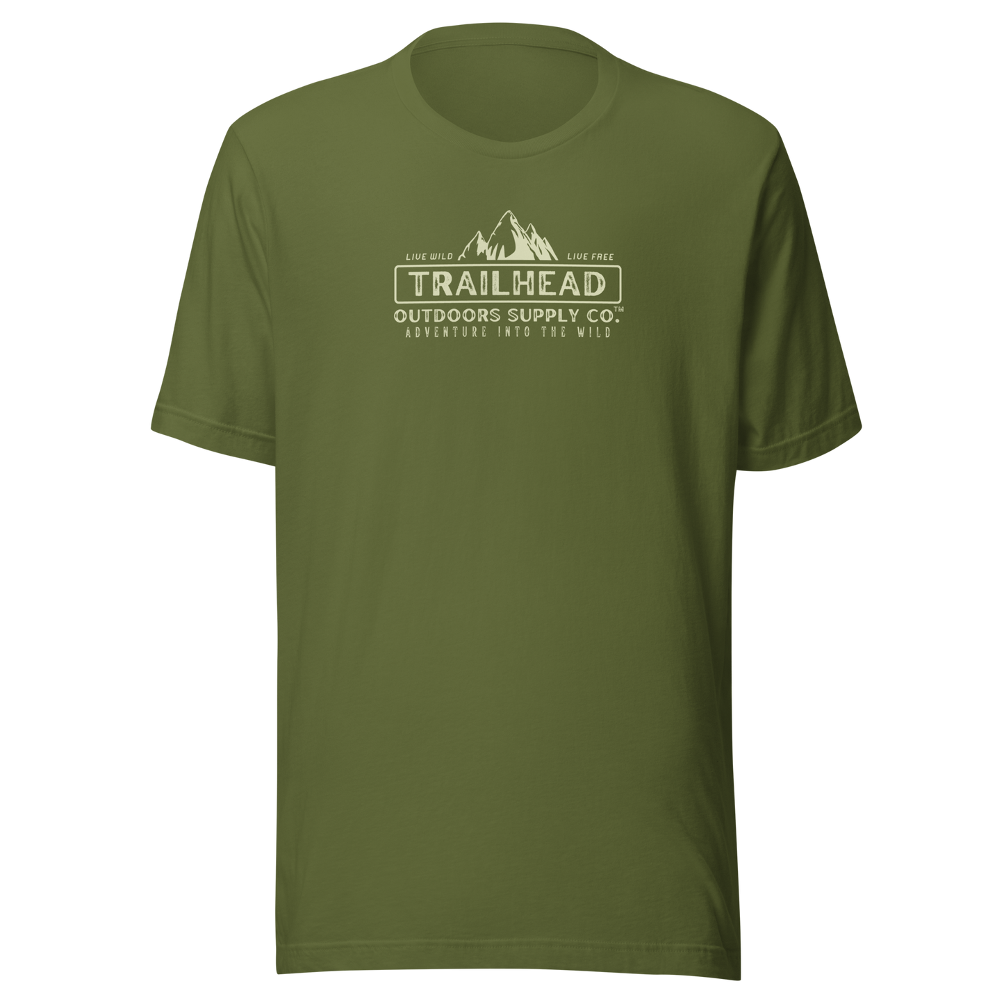 Trailhead Outdoors Supply Co.™ T-Shirt | Bella + Canvas 3001 | Front/Back