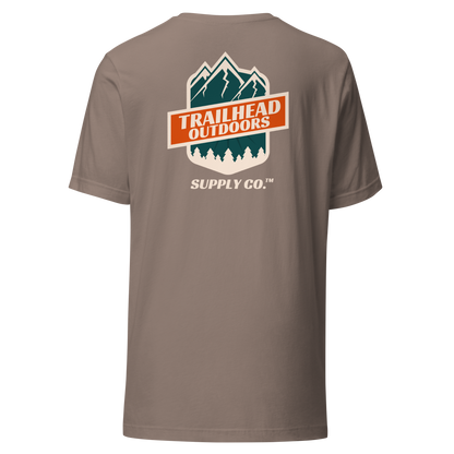 Trailhead Outdoors Supply Co.™ T-Shirt Live Wild Live Free Bella + Canvas 3100 Front/Back