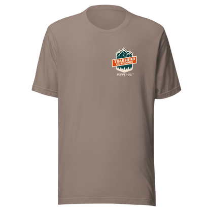 Trailhead Outdoors Supply Co.™ T-Shirt Live Wild Live Free Bella + Canvas 3100 Front/Back