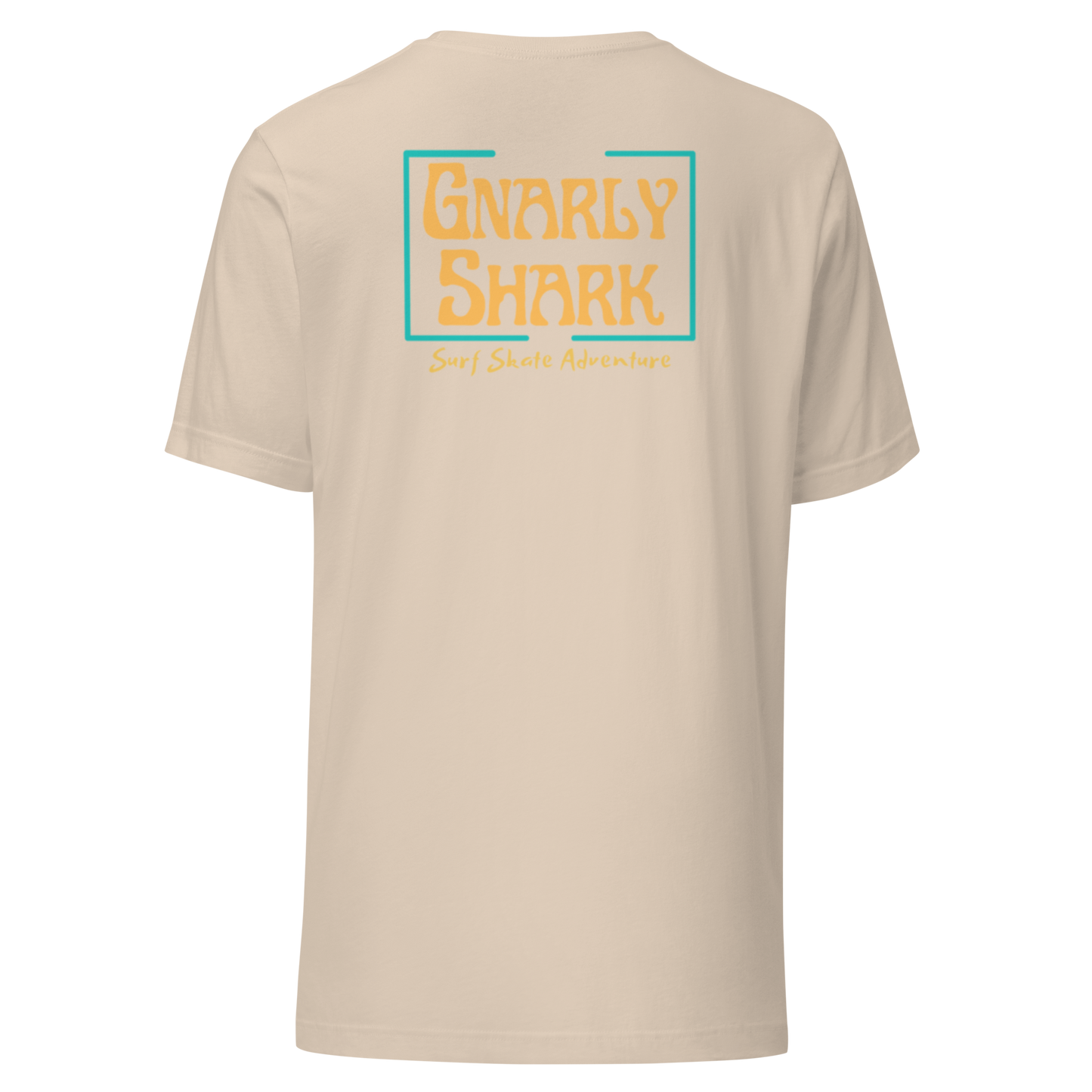 Gnarly Shark T-Shirt - Front/ Back Bella + Canvas