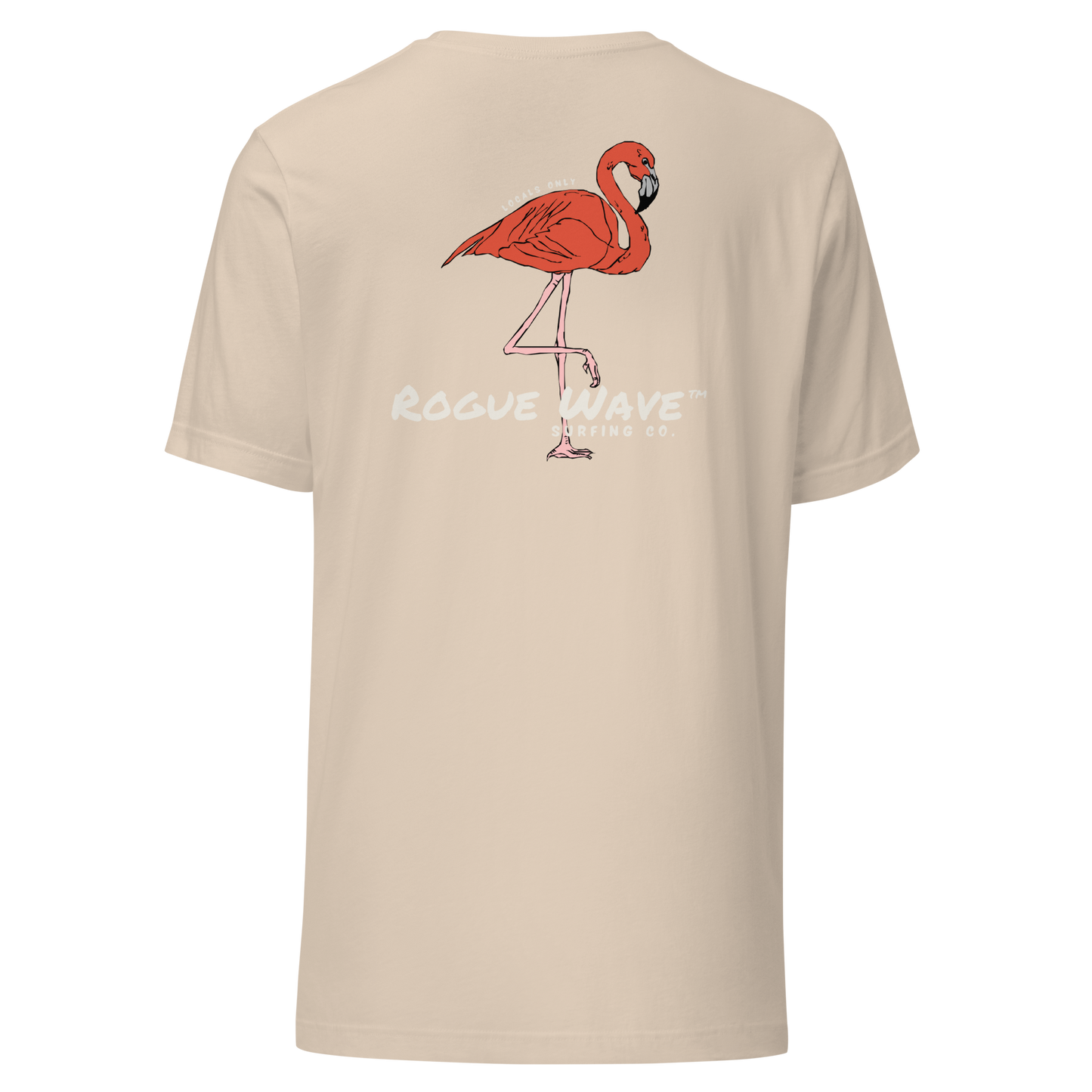 Rogue Wave Surfing Co™ T-shirt - Flamingo