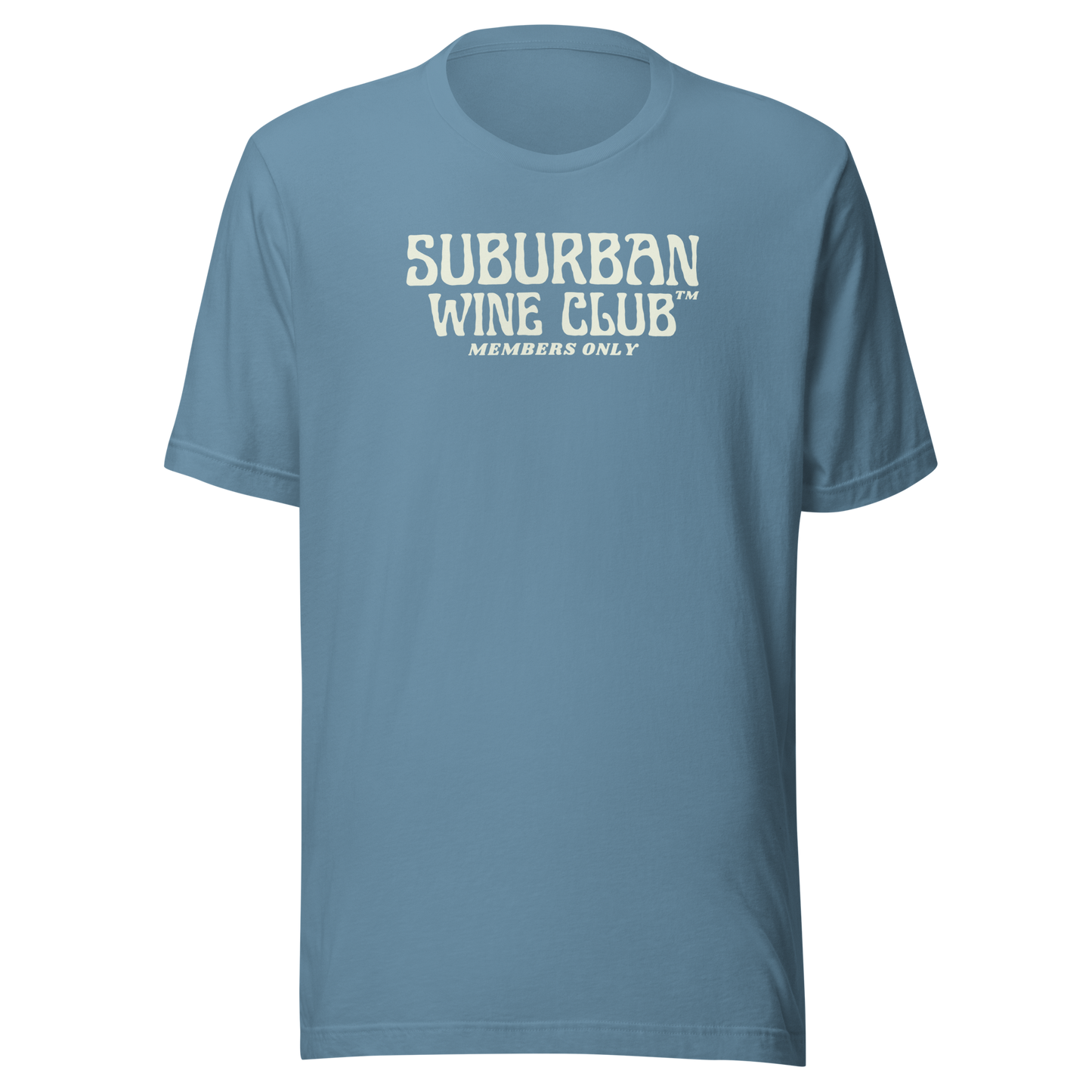 Suburban WIne Club™ T-Shirt | Bella + Canvas 3001 Front