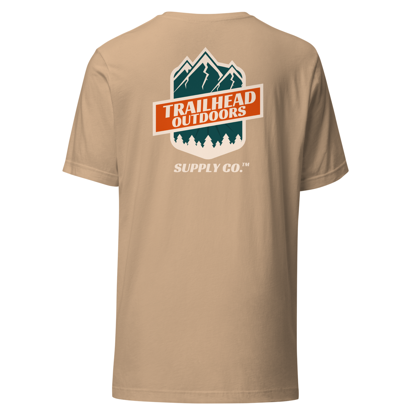 Trailhead Outdoors Supply Co.™ T-Shirt Live Wild Live Free Bella + Canvas 3100 Front/Back