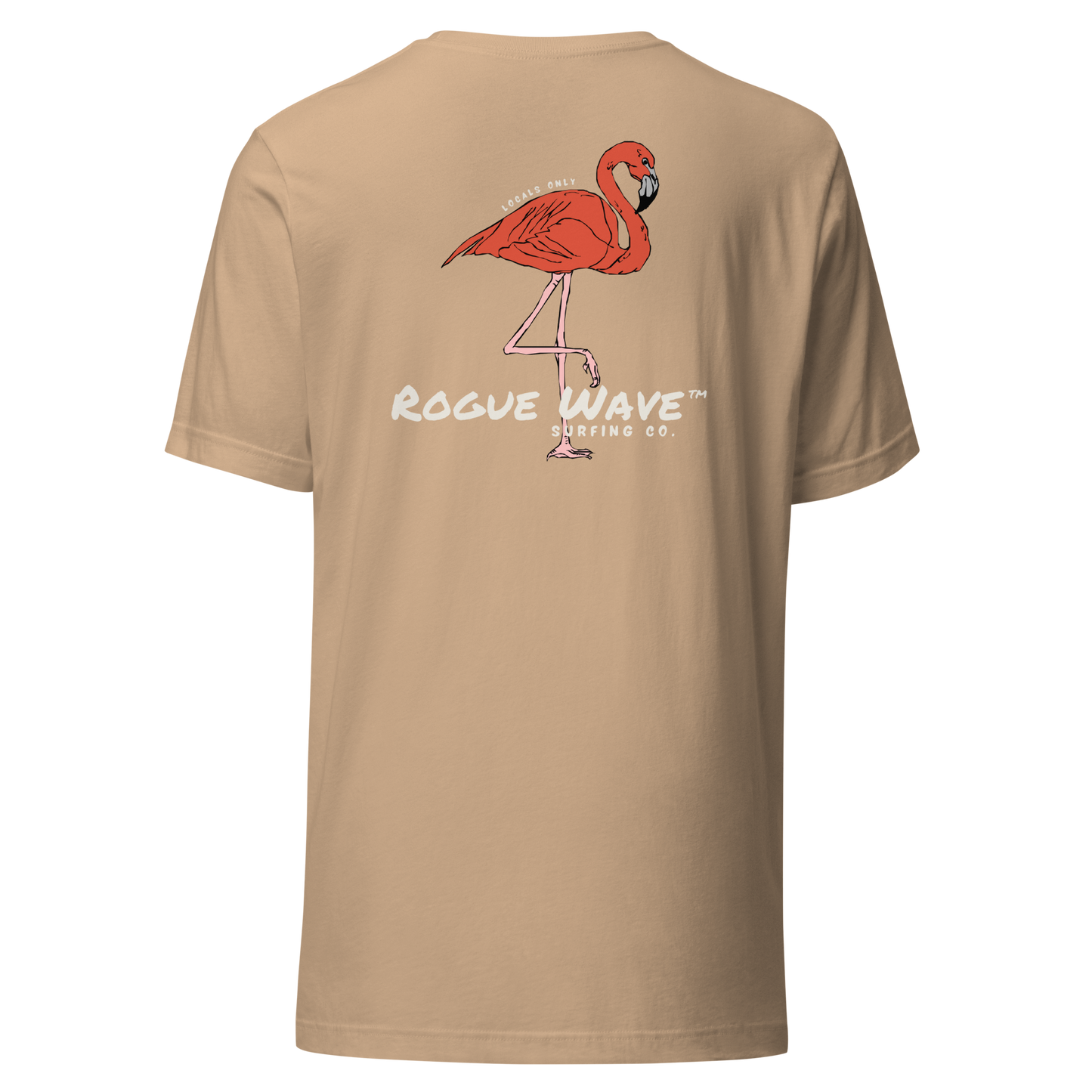 Rogue Wave Surfing Co™ T-shirt - Flamingo