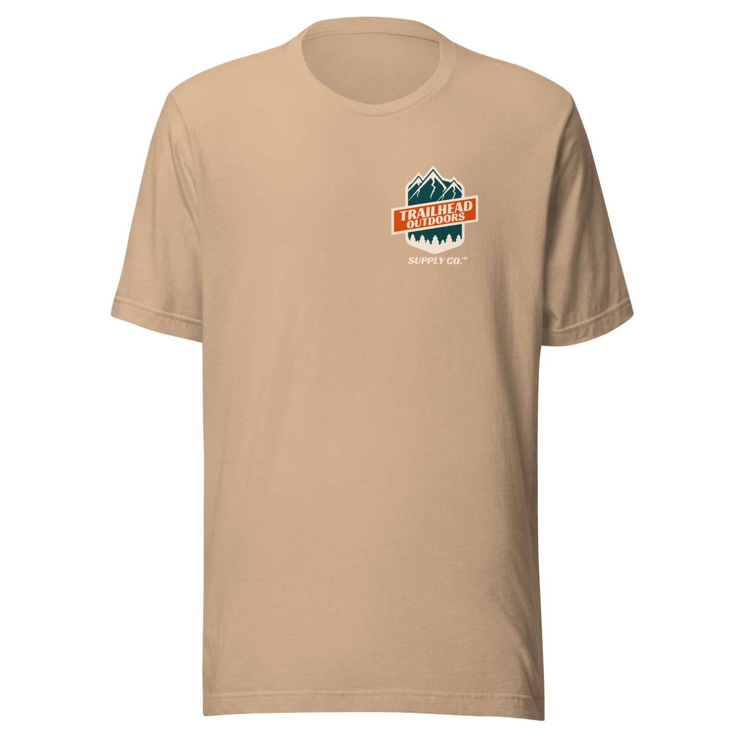 Trailhead Outdoors Supply Co.™ T-Shirt Live Wild Live Free Bella + Canvas 3100 Front/Back