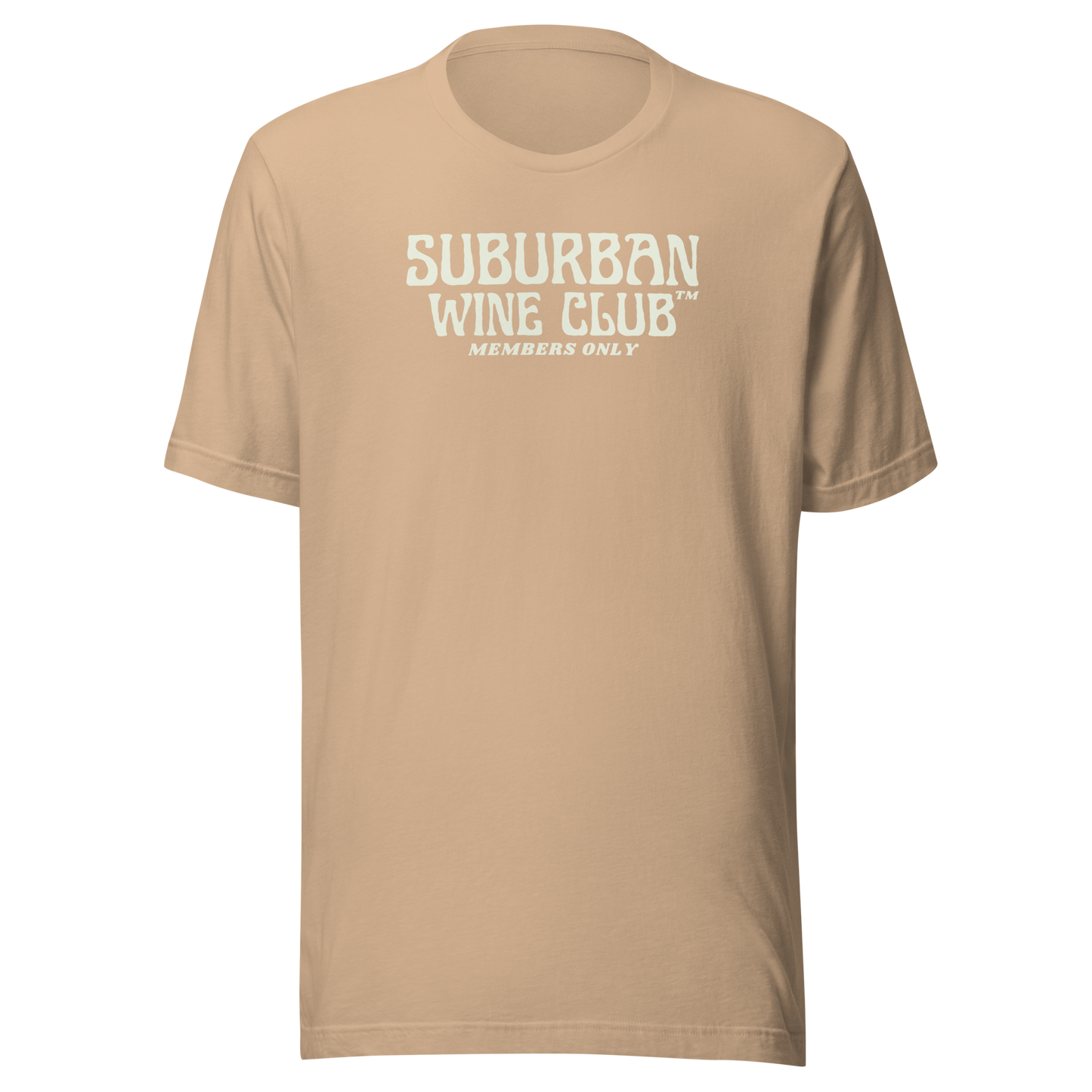 Suburban WIne Club™ T-Shirt | Bella + Canvas 3001 Front