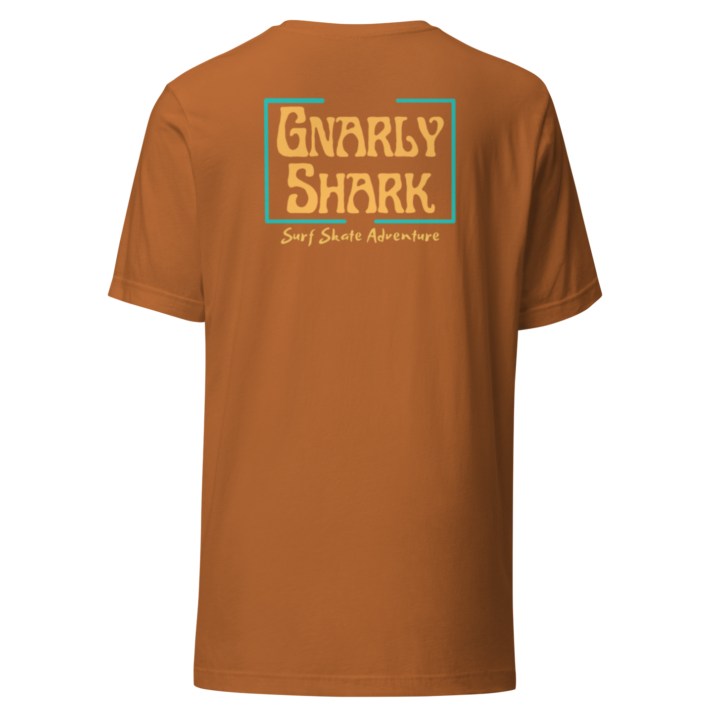 Gnarly Shark T-Shirt - Front/ Back Bella + Canvas