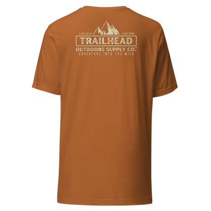 Trailhead Outdoors Supply Co.™ T-Shirt | Bella + Canvas 3001 | Front/Back