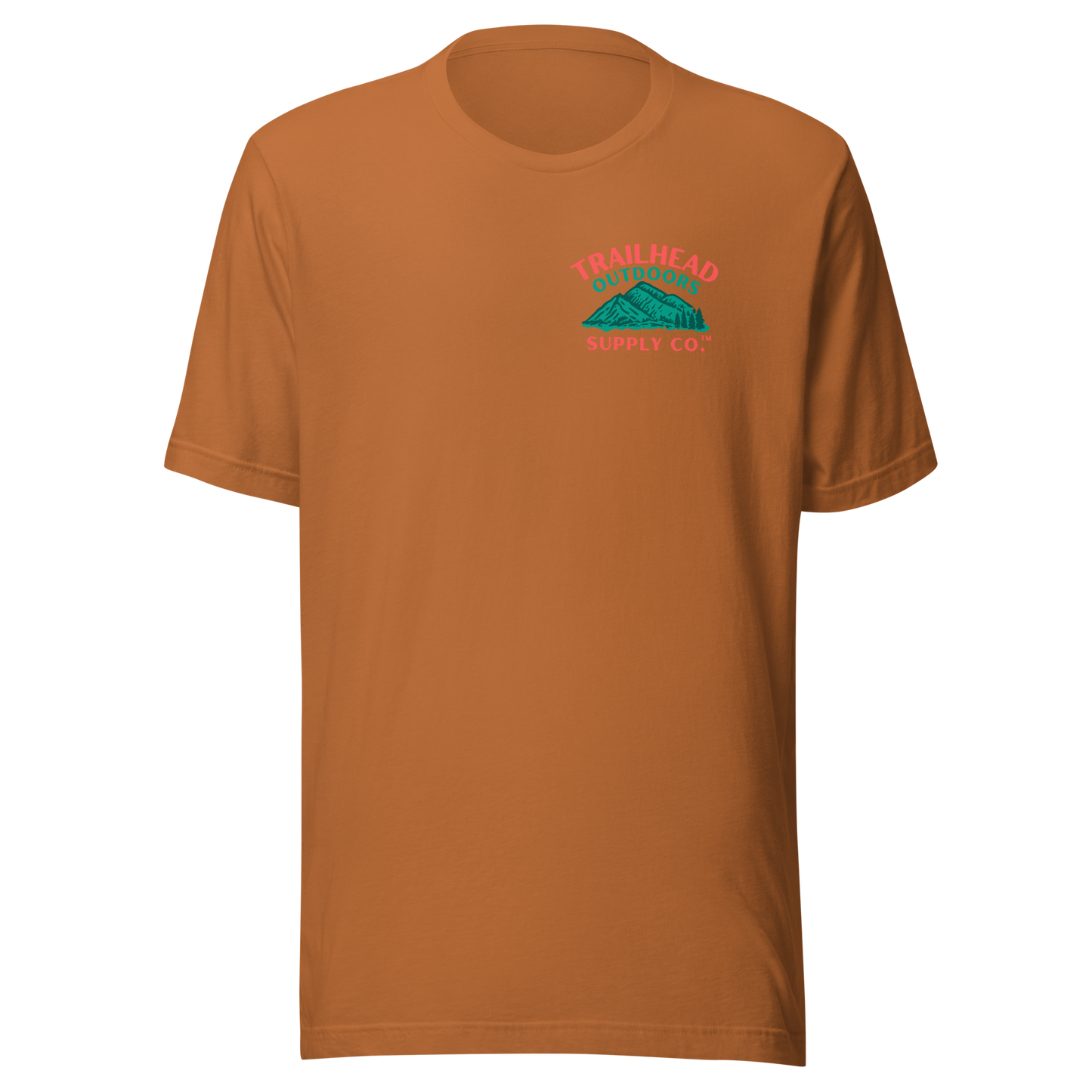 Trailhead Outdoors Supply Co.™ T-Shirt Live Wild, Live Free Bella + Canvas 3100 Front/Back