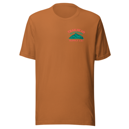 Trailhead Outdoors Supply Co.™ T-Shirt Live Wild, Live Free Bella + Canvas 3100 Front/Back