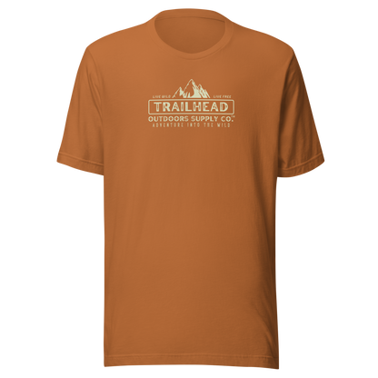 Trailhead Outdoors Supply Co.™ T-Shirt | Bella + Canvas 3001 | Front/Back