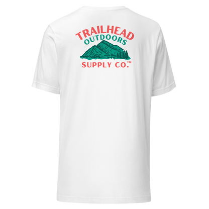 Trailhead Outdoors Supply Co.™ T-Shirt Live Wild, Live Free Bella + Canvas 3100 Front/Back