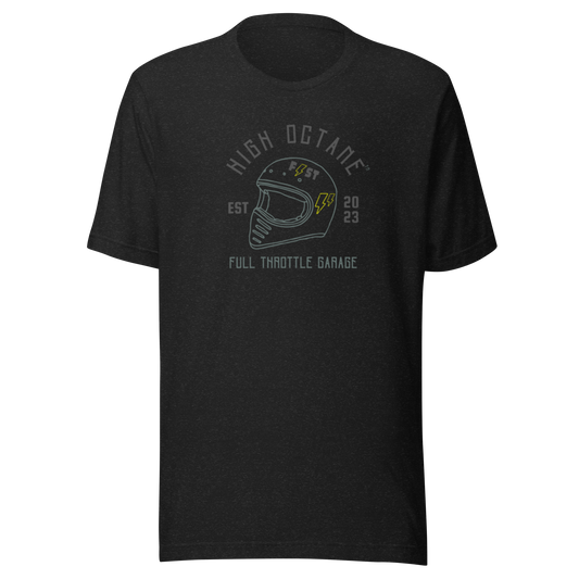 High Octane Full Throttle Garage T-Shirt - Bella + Canvas