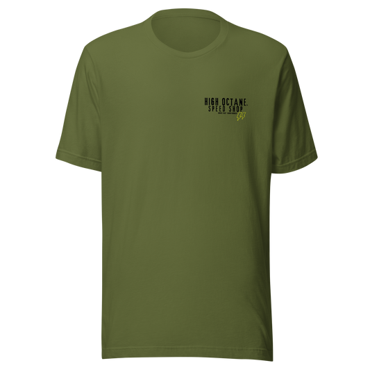 High Octane Speed Shop T-Shirt - Bella + Canvas